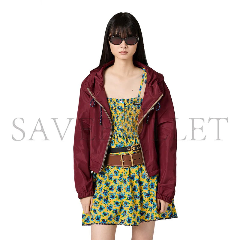 MIU MIU TECHNICAL FABRIC BLOUSON JACKET ML1054